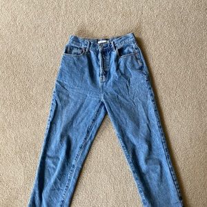 PACSUN High Rise Straight Mom Jeans